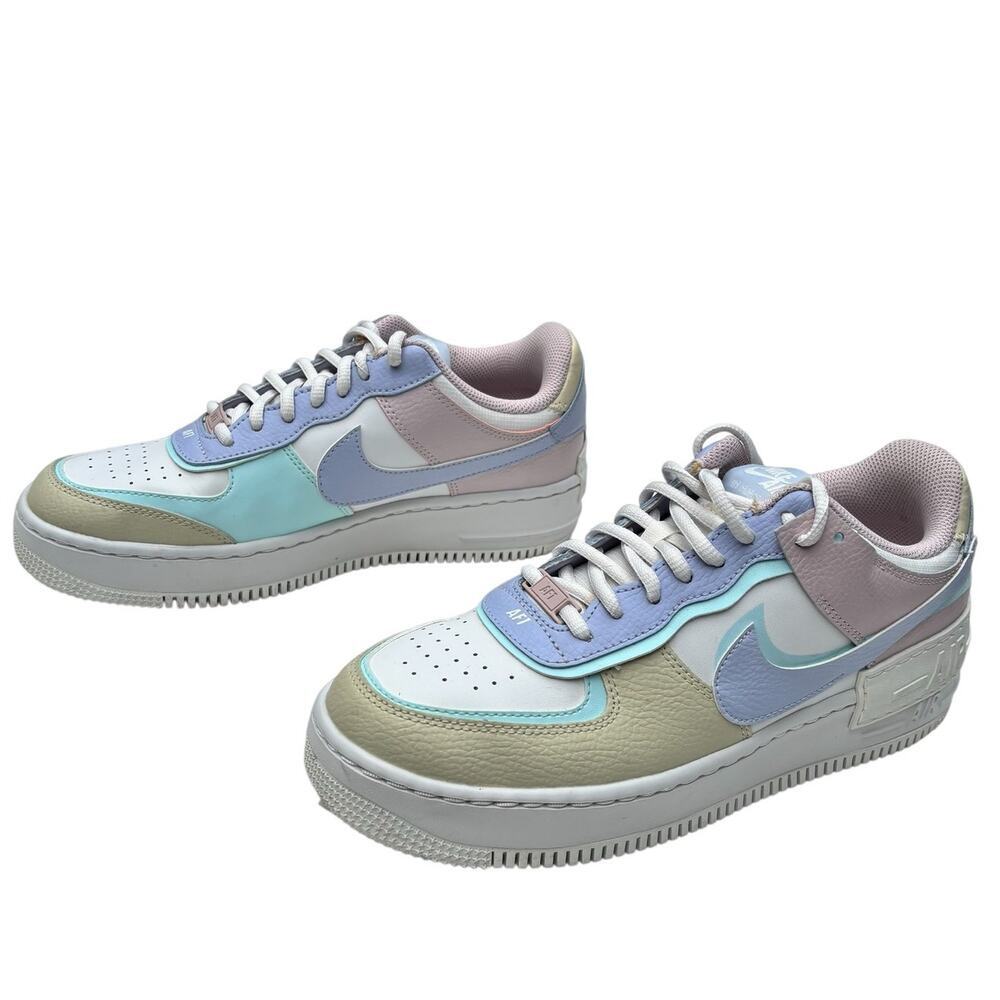 Nike Women’s Air Force 1 Shadow Summit White/Ghost Sneakers Size 10 - Picture 3 of 9
